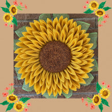Load image into Gallery viewer, Sunflower Wreath, Everyday Flower Wreath for Front Door, Farmhouse, Home Décor, Flower