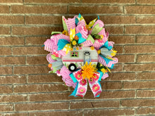 Load image into Gallery viewer, ***Customized Wreath***Camper home decor, Summer RV wreath, Desert cactus welcome, Front door decor
