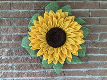 Load image into Gallery viewer, Sunflower Wreath, Everyday Flower Wreath for Front Door, Farmhouse, Home Décor, Flower
