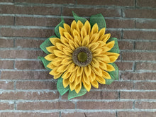 Load image into Gallery viewer, Sunflower Wreath, Everyday Flower Wreath for Front Door, Farmhouse, Home Décor, Flower
