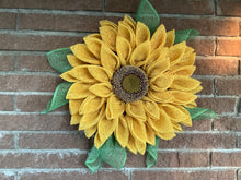 Load image into Gallery viewer, Sunflower Wreath, Everyday Flower Wreath for Front Door, Farmhouse, Home Décor, Flower
