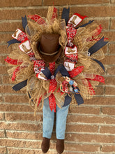 Load image into Gallery viewer, Western Cowboy with legs wreath
