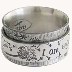Vintage "I Am Enough" Ring  (Unisex)