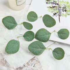 Silk Eucalyptus Rose Leaf