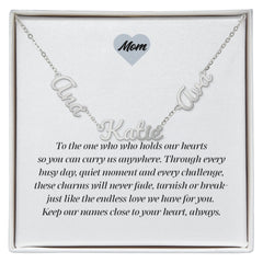 Multiple Name Necklace - Mom