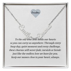 Multiple Name Necklace - Grandma