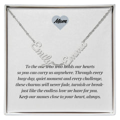 Multiple Name Necklace - Mom