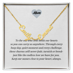 Multiple Name Necklace - Mom
