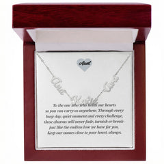 Multiple Name Necklace - Aunt