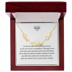 Multiple Name Necklace - Grandma