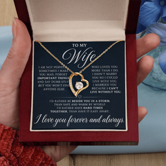 Forever Love Necklace - To My Wife