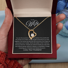 Forever Love Necklace - To My Wife