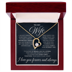 Forever Love Necklace - To My Wife