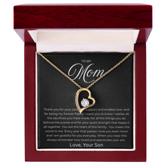 Forever Love Necklace - To My Mom From Son