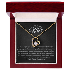 Forever Love Necklace - To My Wife