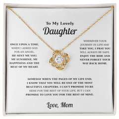 Love Knot Necklace - To My Daughter