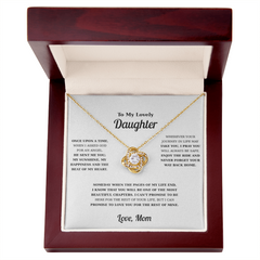 Love Knot Necklace - To My Daughter