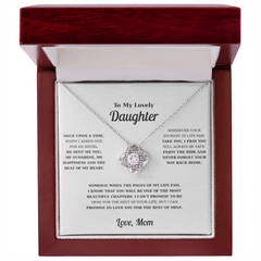 Love Knot Necklace - To My Daughter