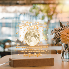 Acrylic Square Plaque - Dad