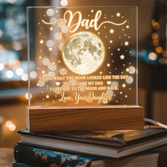 Acrylic Square Plaque - Dad