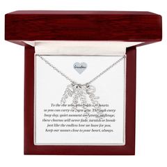 Multi Vertical Name Necklace - Grandma