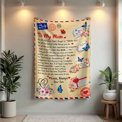 Mink Touch Fleece Blanket - To My Mom
