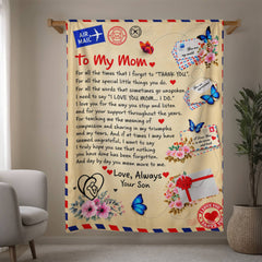 Mink Touch Fleece Blanket - To My Mom
