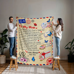 Mink Touch Fleece Blanket - To My Mom