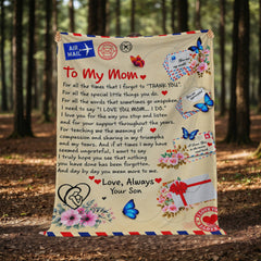 Mink Touch Fleece Blanket - To My Mom