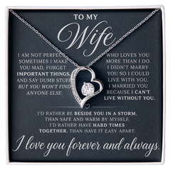 Forever Love Necklace - To My Wife