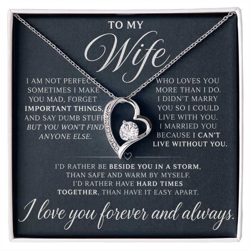 Forever Love Necklace - To My Wife