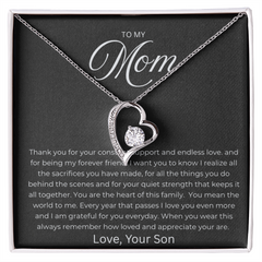 Forever Love Necklace - To My Mom From Son