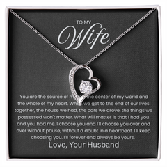 Forever Love Necklace - To My Wife