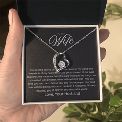 Forever Love Necklace - To My Wife