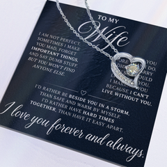 Forever Love Necklace - To My Wife