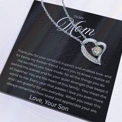 Forever Love Necklace - To My Mom From Son