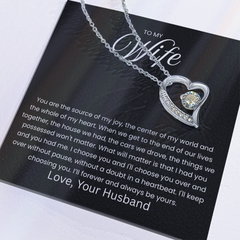 Forever Love Necklace - To My Wife