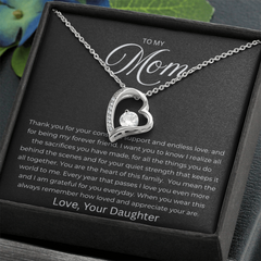 Forever Love Necklace - To My Mom From Daughter