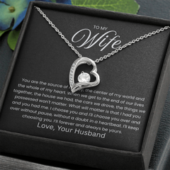 Forever Love Necklace - To My Wife
