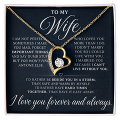 Forever Love Necklace - To My Wife