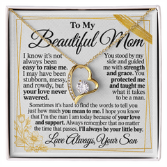Forever Love Necklace - To My Mom