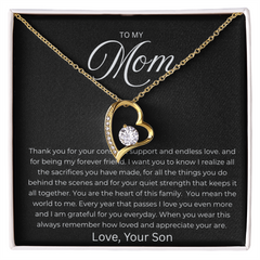 Forever Love Necklace - To My Mom From Son