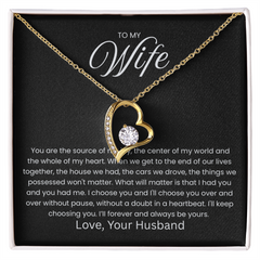 Forever Love Necklace - To My Wife
