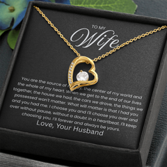 Forever Love Necklace - To My Wife