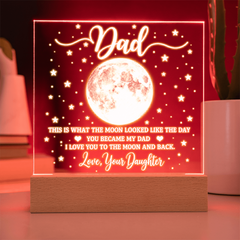 Acrylic Square Plaque - Dad