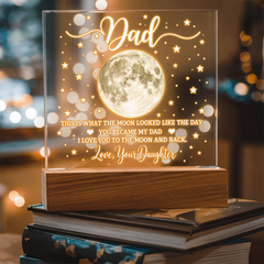 Acrylic Square Plaque - Dad