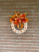 Load image into Gallery viewer, Pumpkins Ribbon Wreath
