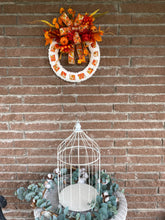 Load image into Gallery viewer, Pumpkins Ribbon Wreath
