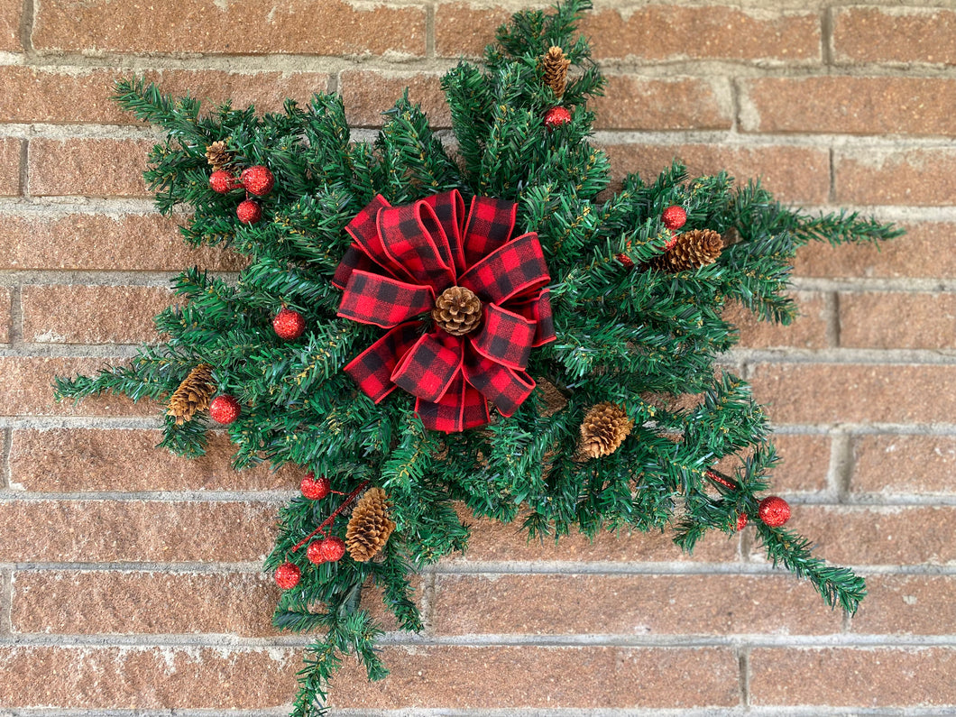 Snowflake (green) wreath